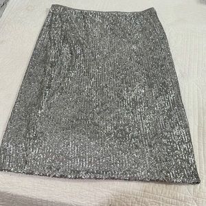 NWT Ann Taylor Factory Sequin Skirt